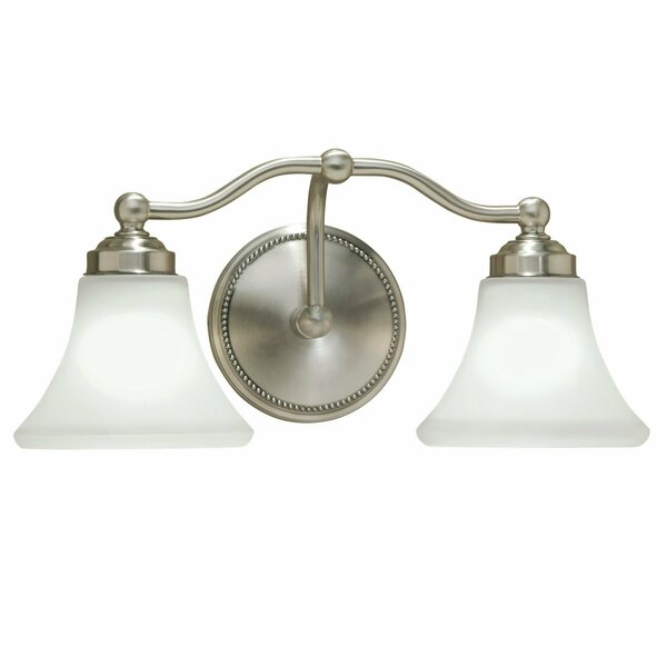 Norwell Soleil Indoor Wall Sconce - Brushed Nickel 9662-BN-FL